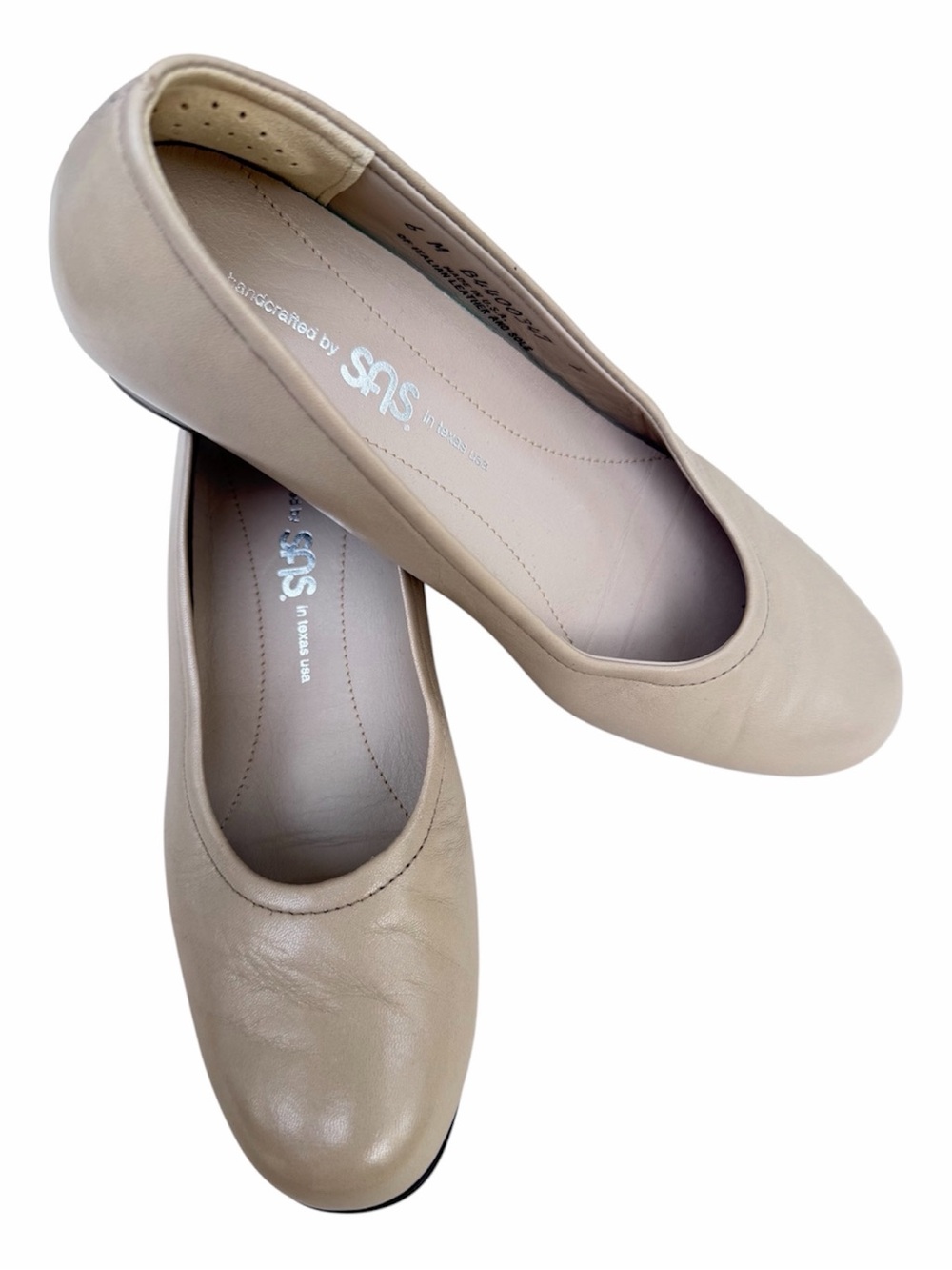 SAS Milano Crema Leather Comfort Pumps 6M